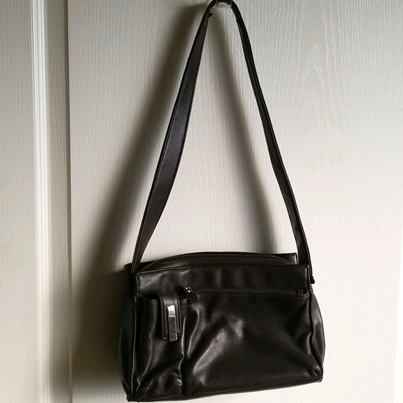 Vintage Leather Brown Crossbody - Picture 1 of 9